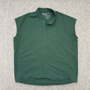 Figs British Racing Green Rafaela Scrub Top